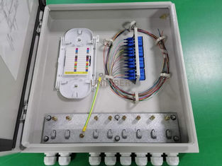 CATV Networks IP65 ST Fiber Patch Panel Enclosure Wall Mounted