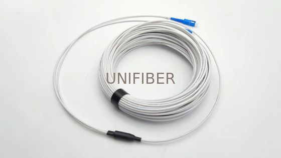 FTTH SM G657A2 SC/APC-SC/APC 2 Core Fibre Drop Patch Cable White 30M