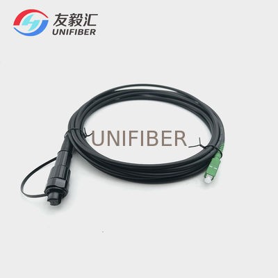 FTTH Outdoor Huawei Mini SC to SC/APC Pre Connectorized Fiber Drop Cable 5.0mm LSZH