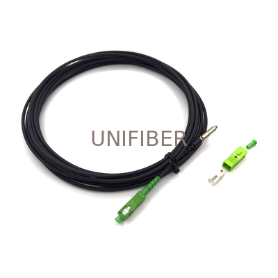 Pullable MTC-SC Through-wall Bullet SCAPC pre-connectorized FTTH Drop patch cord