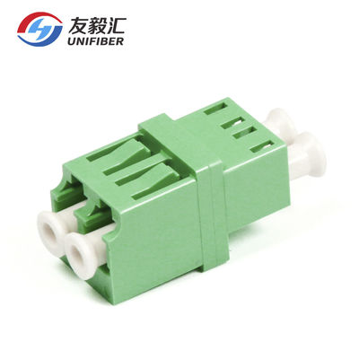 FTTH Single Mode 0.9mm Wire LC/APC Fiber Optic Duplex Adapter