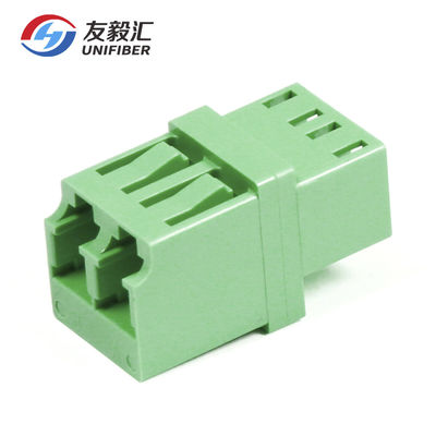 FTTH Single Mode 0.9mm Wire LC/APC Fiber Optic Duplex Adapter