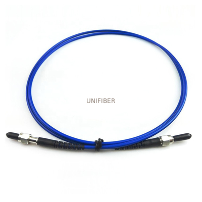 Silica Fiber Armored Patch Cord 600um Core SMA905 Laser Quartz Cladding