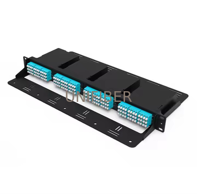 FHD высокая плотность 1U 144 Fiber Rack Mount Enclosure 4 x FHD кассеты или панели